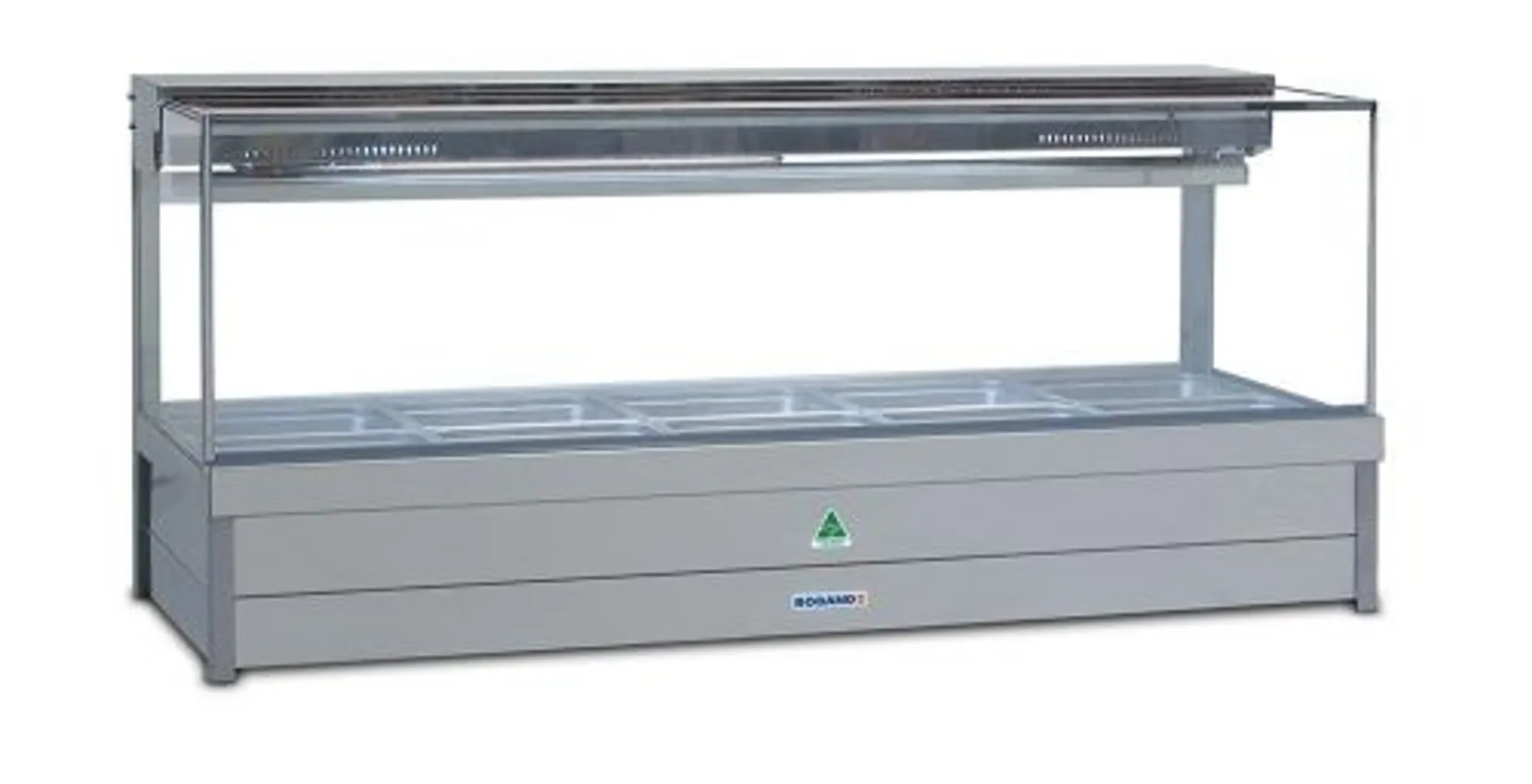 Roband SFX25RD - Square Glass Cold Plate & Cross Fin Coil – Piped & Foamed (no motor) - 10 Pans