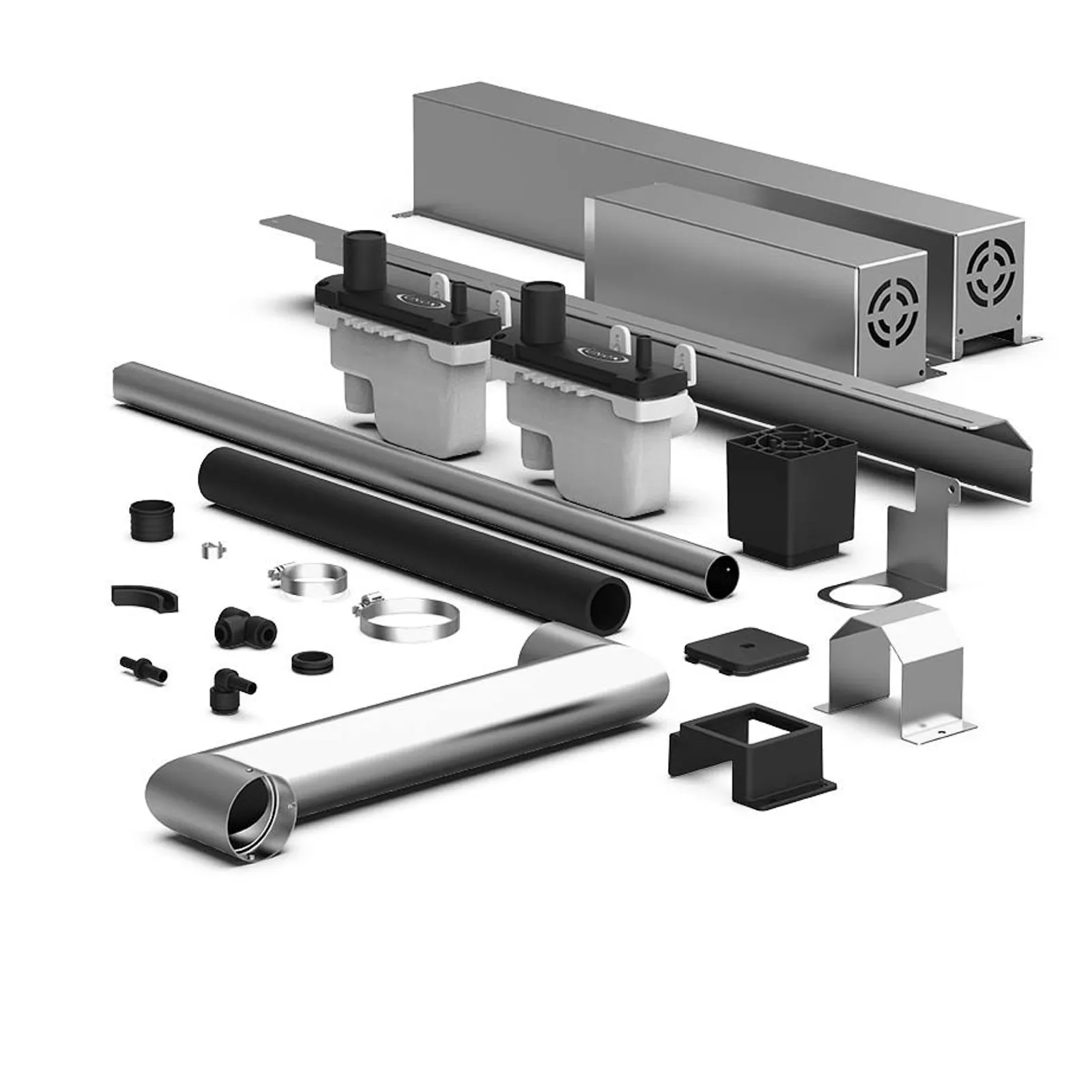 Unox XEVQC-0711-G Double Stack Installation Kit GAS