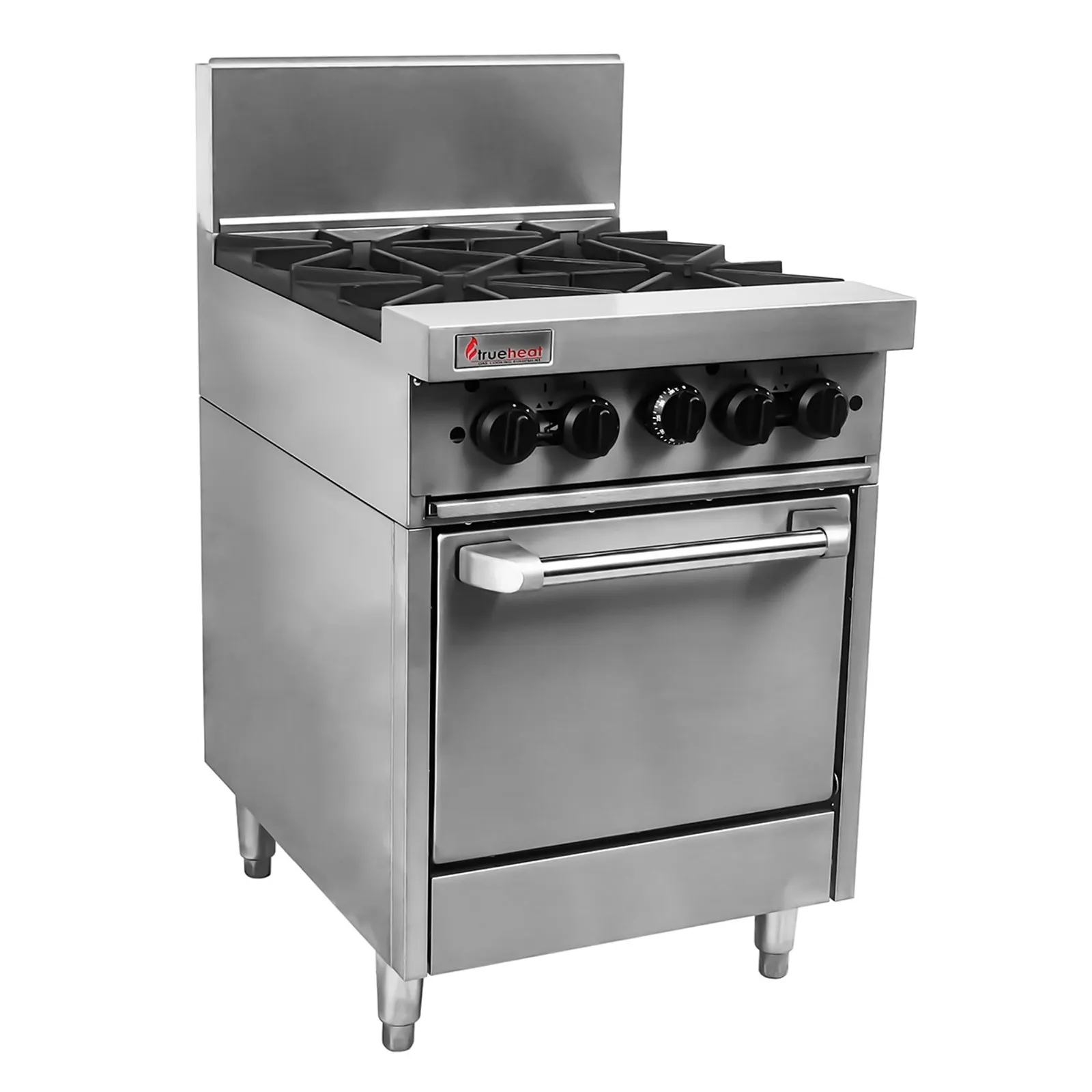 Trueheat RCR6-4 RC Series - 4 Burner Oven Range