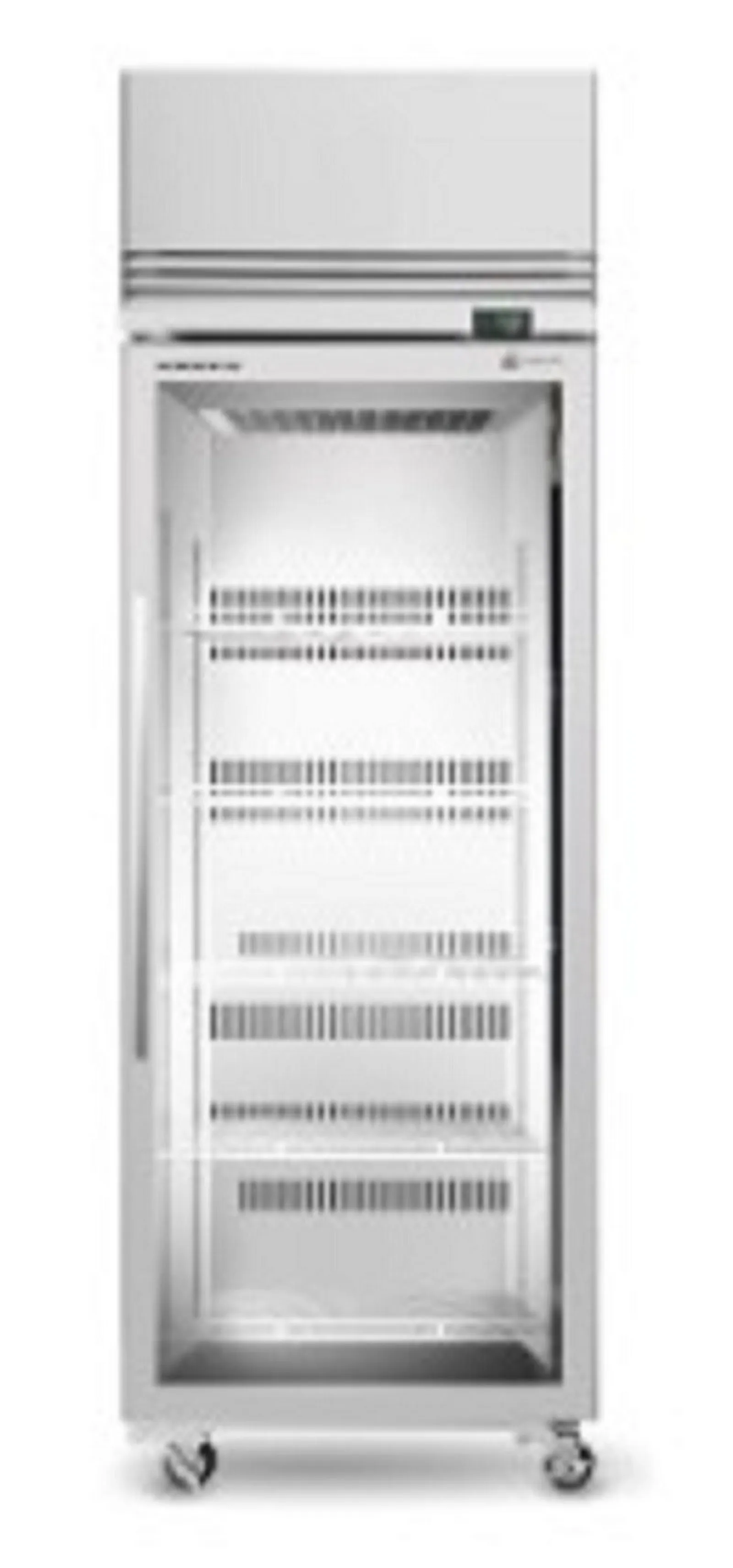 SKOPE ActiveCore TMF650N-AC Glass Door Display Freezer, Lit Sign