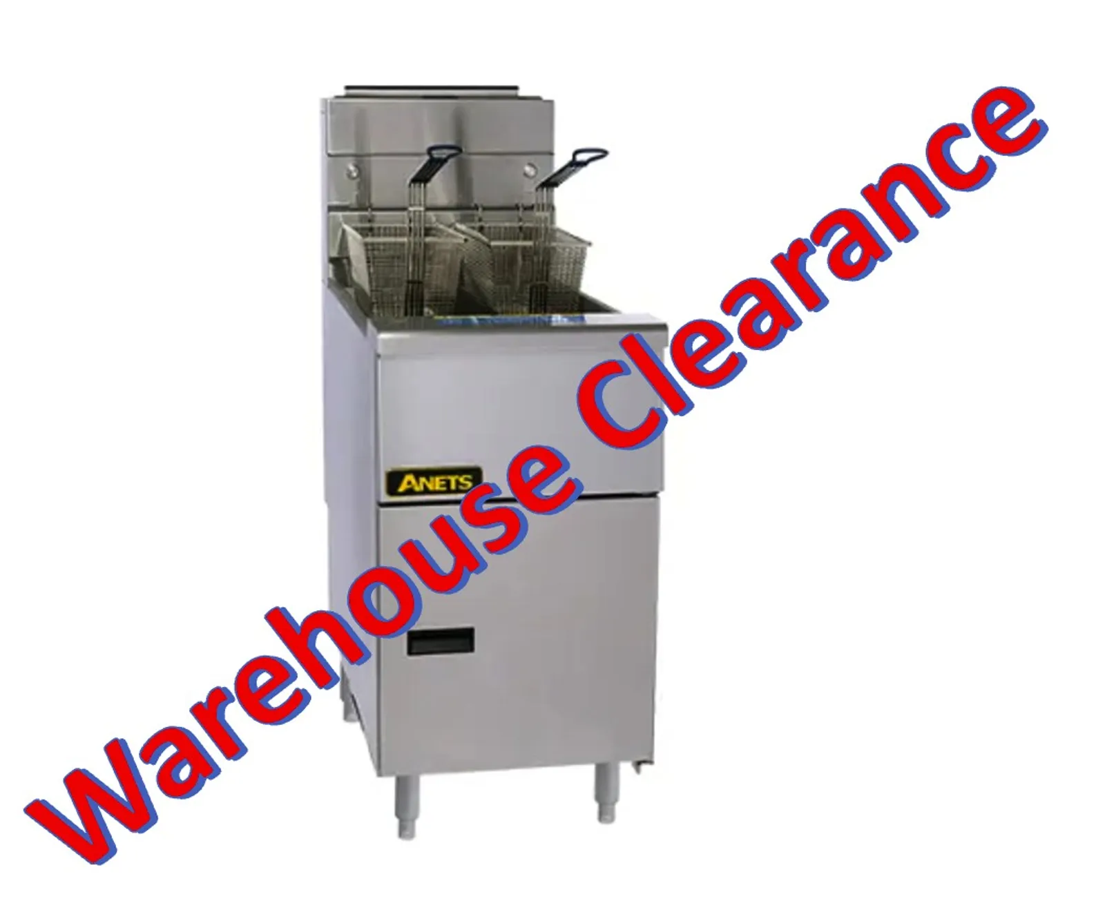 Anets AGG14 Goldenfry - Gas 4 Tube Fryers