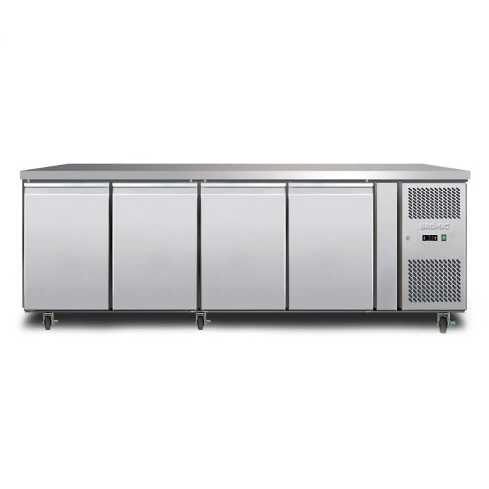 4 Door Underbench Solid Door Freezer