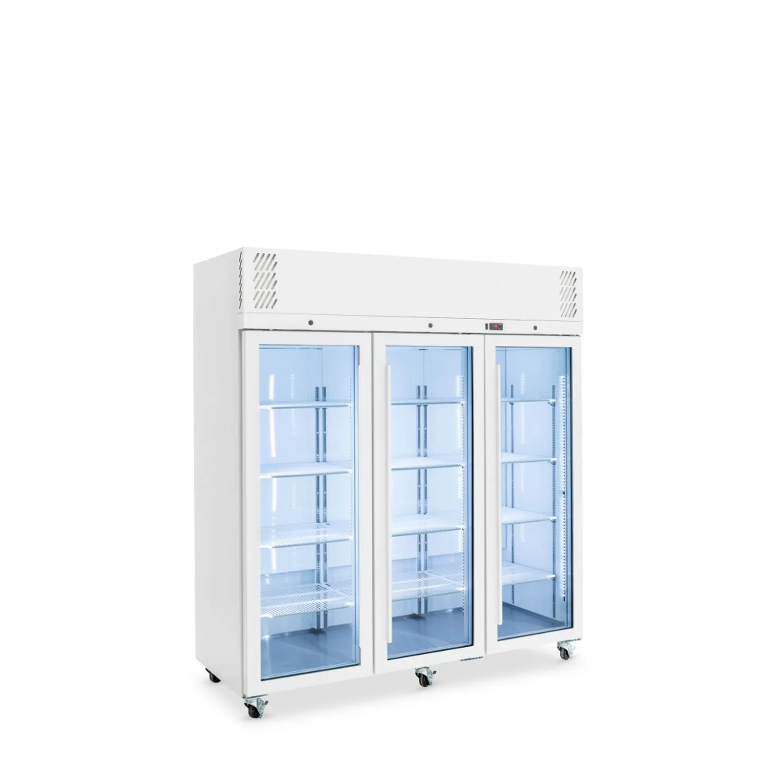 Williams HP3GW Pearl - 3 Glass Door Upright Fridge, White