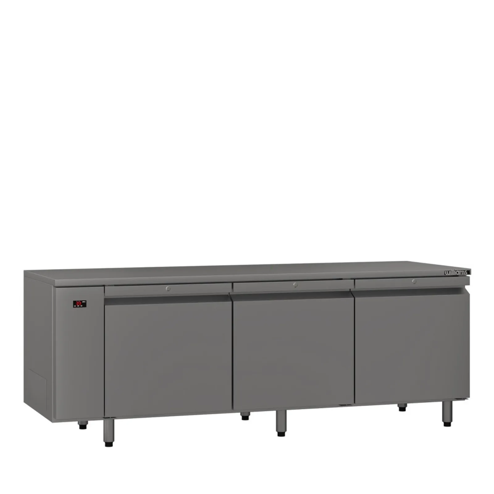 Williams HE3RSS Emerald Remote - 3 Solid Door Counter Fridge