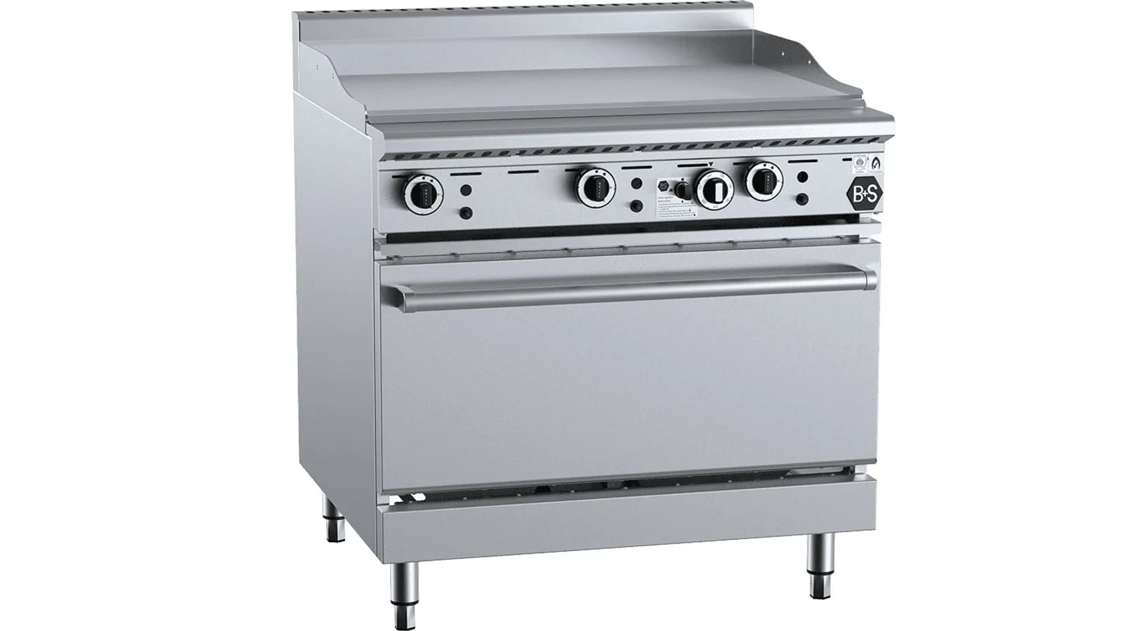 B+S Black OV-GRP9 - Oven With 900mm Grill Plate