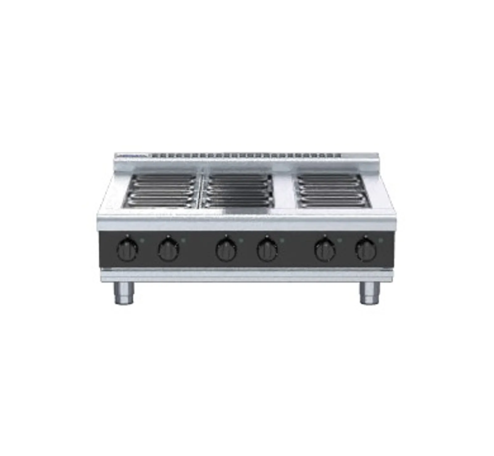 Waldorf Bold RNLB8600E-B - 900mm Electric Cooktop Low Back Version Bench Model