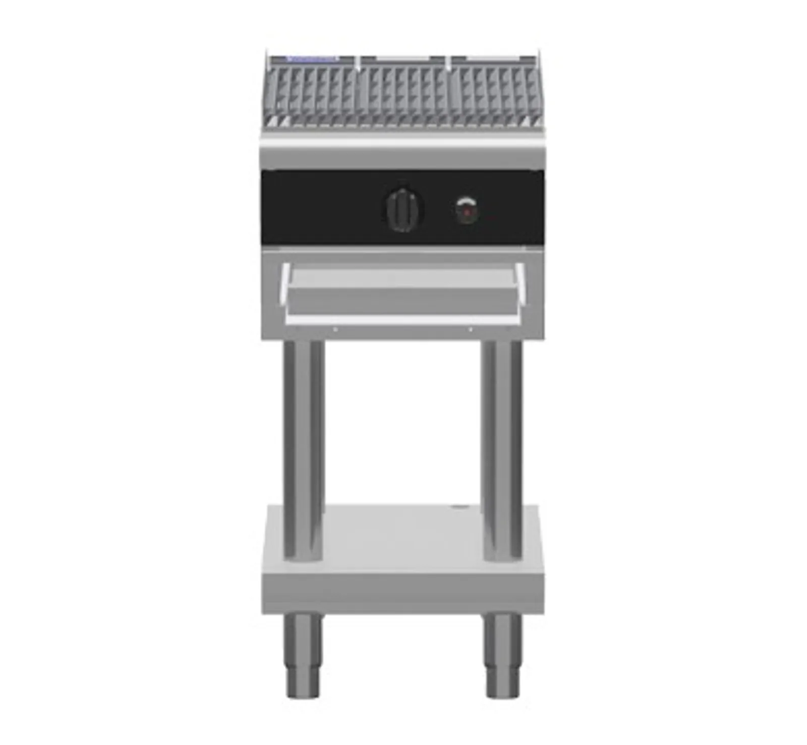 Waldorf Bold CHLB8450G-LS - 450mm Gas Chargrill Low Back Version - Leg Stand