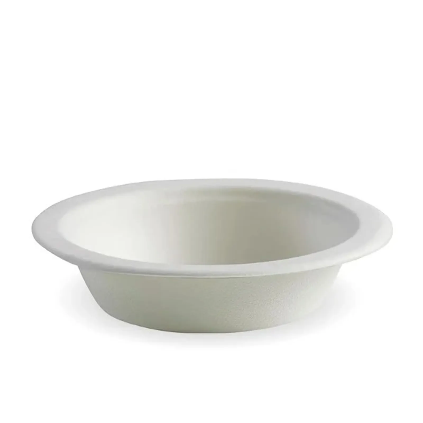 BioPak B-BL-16 - 470ml / 16oz White Plant Fibre BioBowl