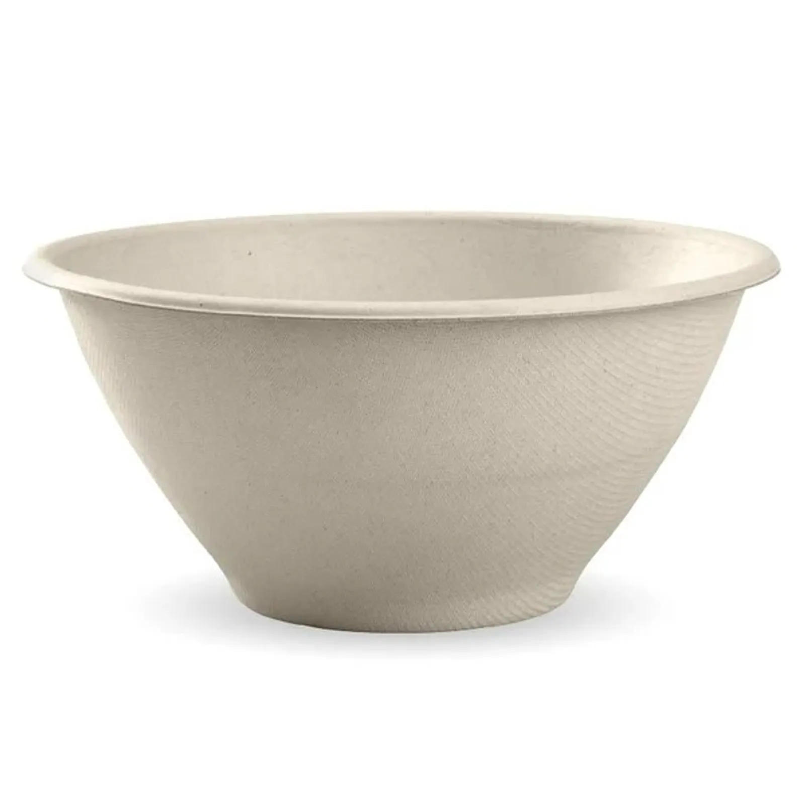 BioPak B-BL-48-N - 1,420ml / 48oz Natural Plant Fibre BioBowl