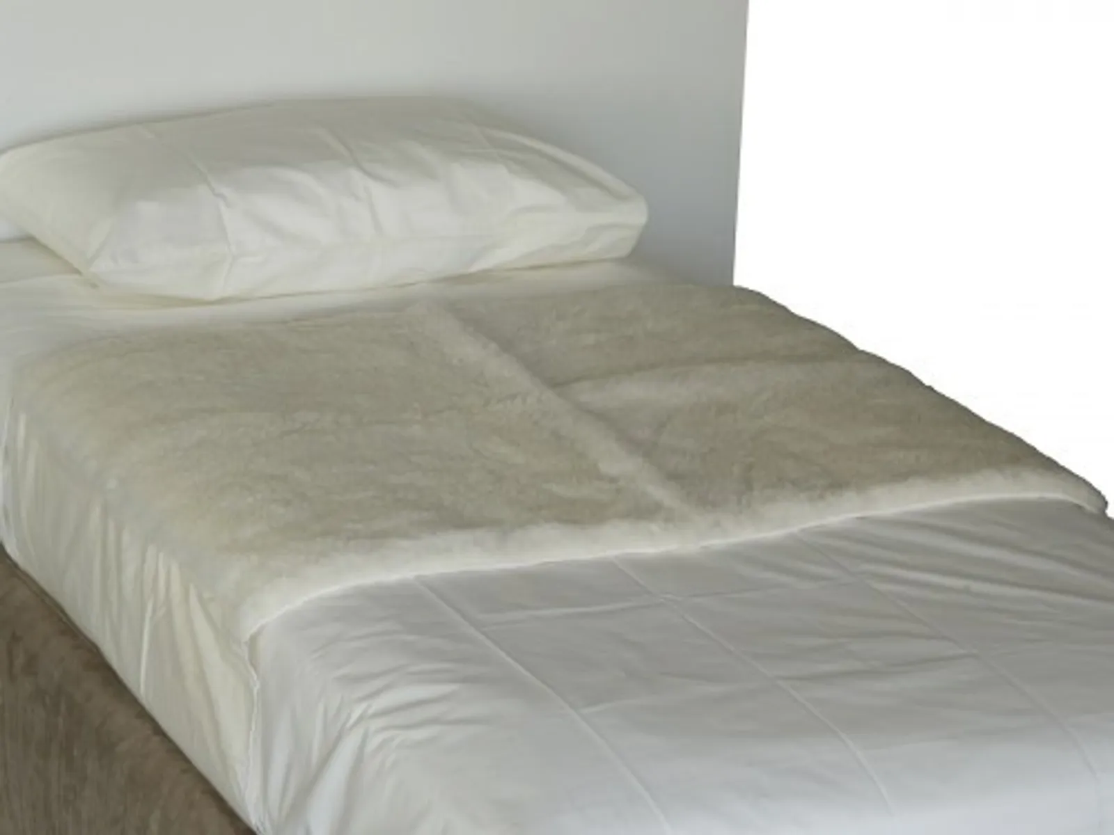 Alliance 18198 - Bedpad Medi Wool Tuck In Flaps 82x94