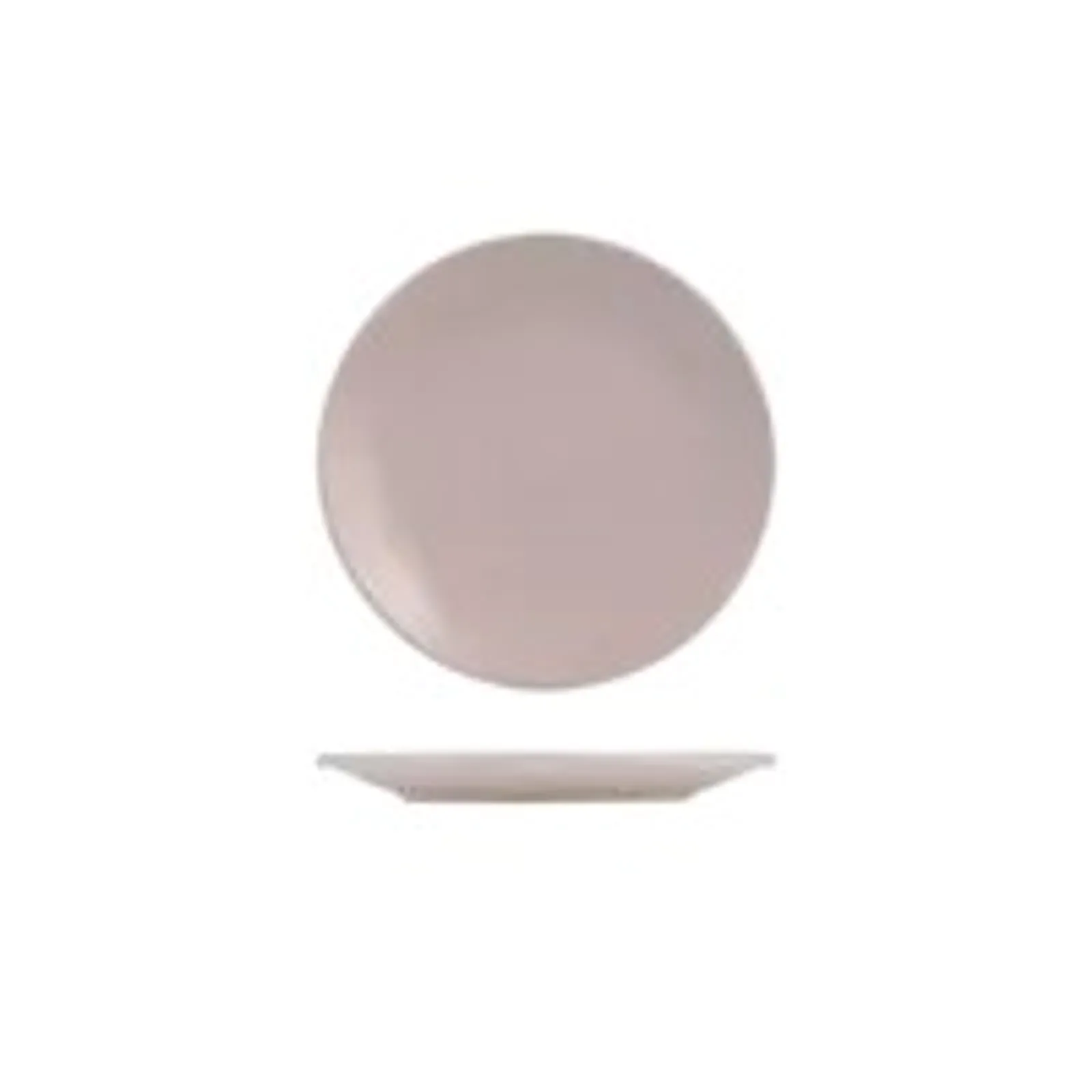 Zuma 9029470 Pearl Blush - Round Plate Ribbed 210mm