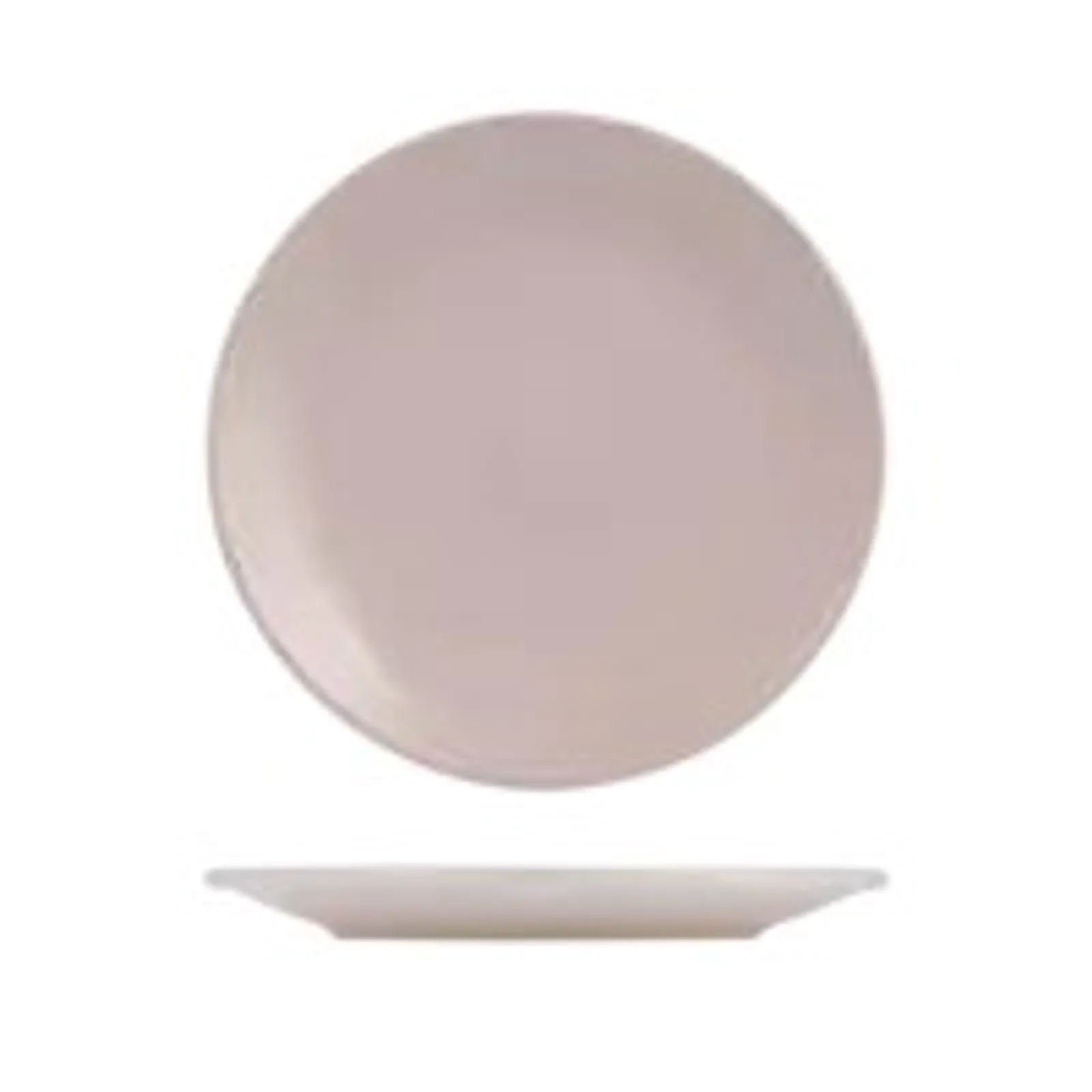 Zuma 9029471 Pearl Blush - Round Plate Ribbed 265mm