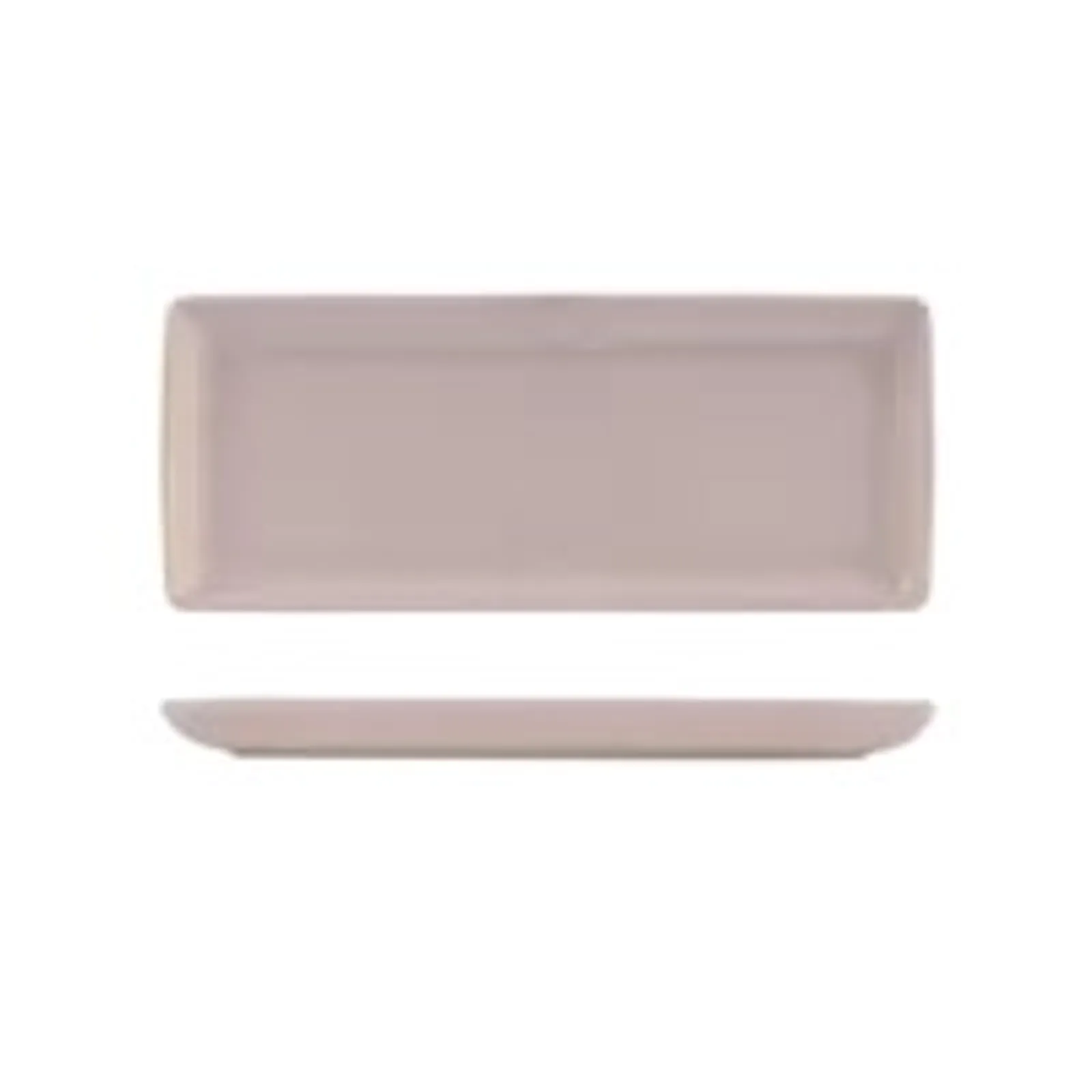 Zuma 9029482 Pearl Blush - Rectangle Platter - Ribbed 335mm