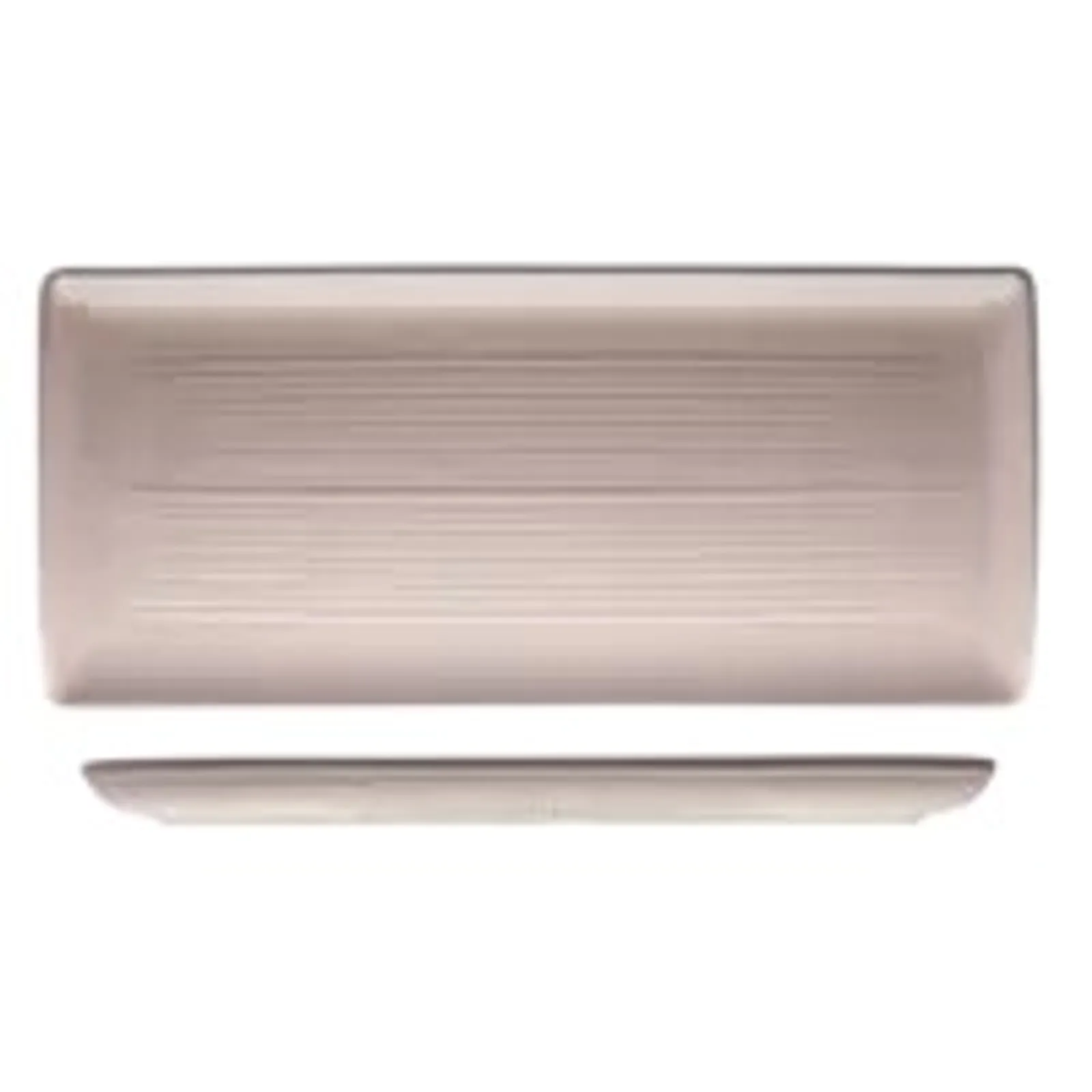 Zuma 9029483 Pearl Blush - Rectangle Platter - Ribbed 365mm