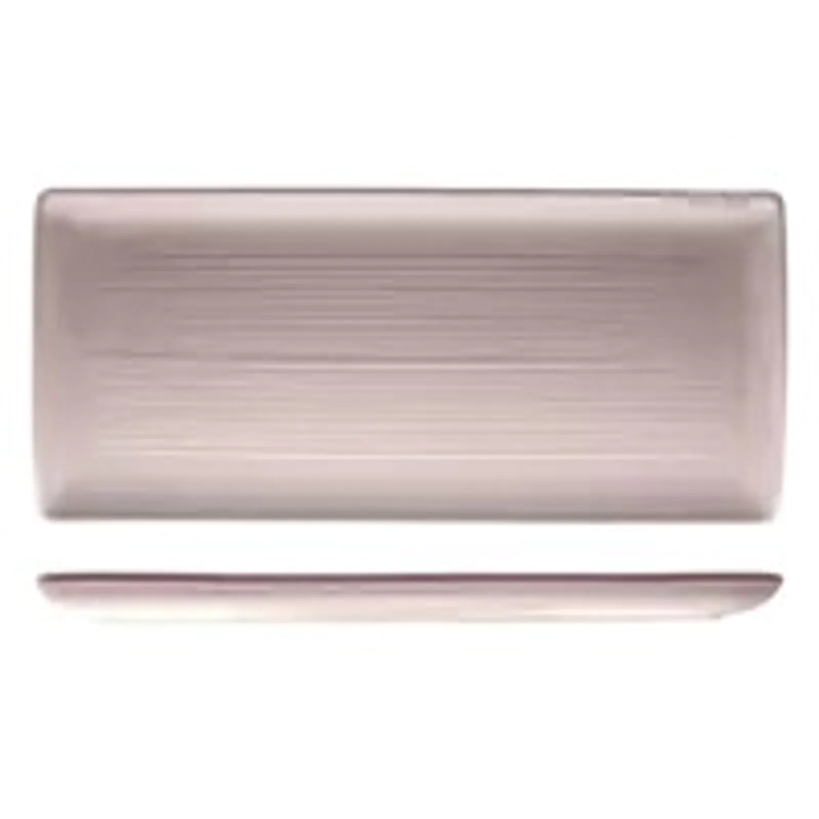 Zuma 9029484 Pearl Blush - Rectangle Platter - Ribbed 395mm