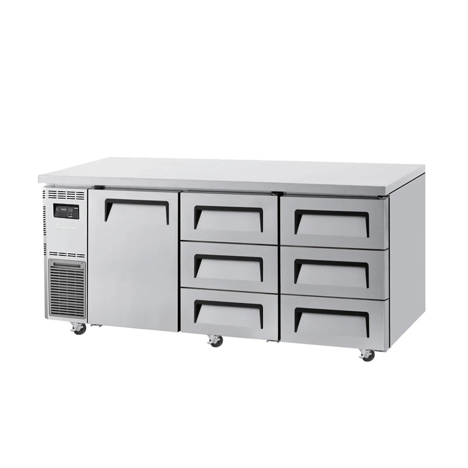 Turbo Air KUR18-3D-6-N - 1 Door 6 Drawer Undercounter Fridge