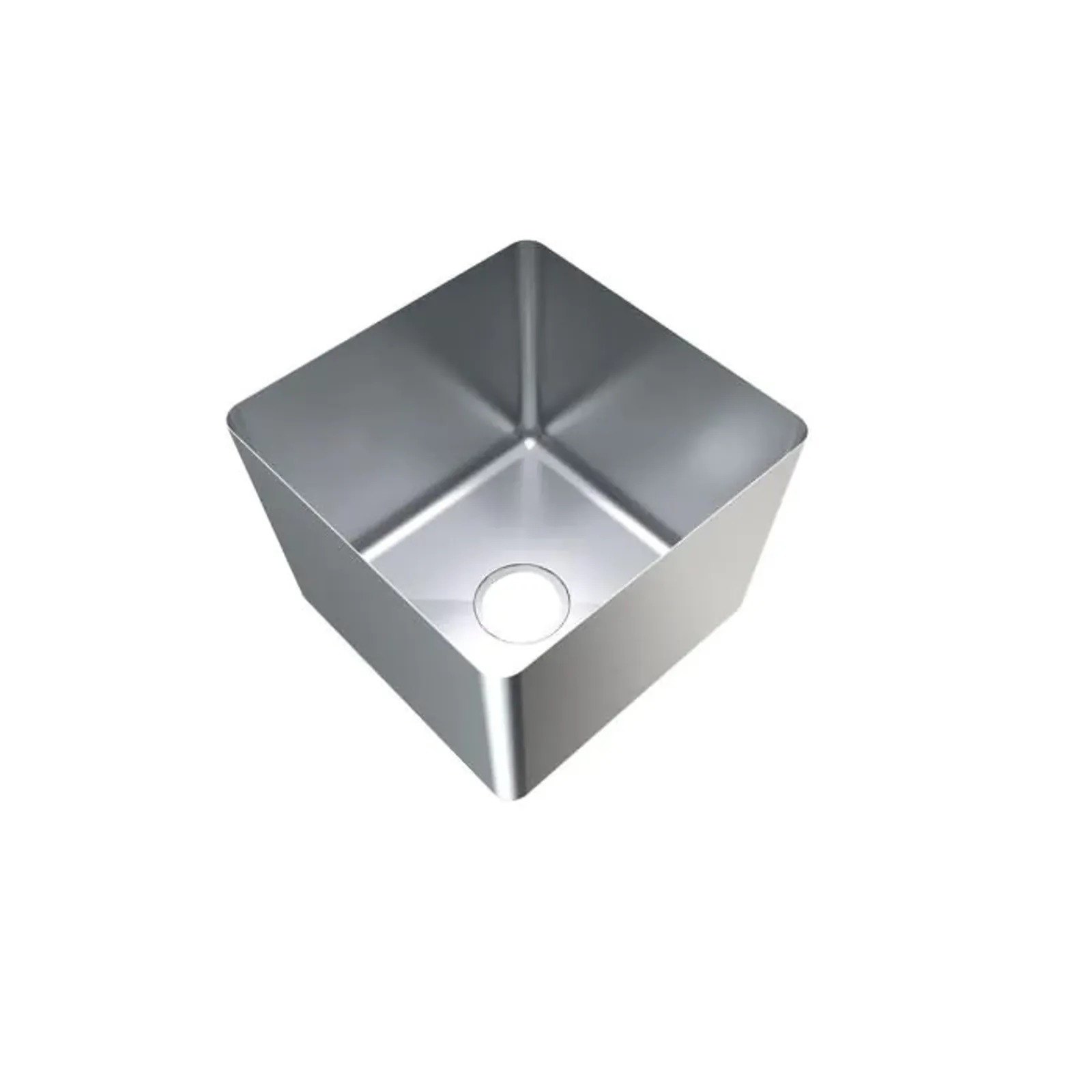 3Monkeez HFS11 - 1.2mm Hand Fabricated Economy Sink Bowl, 400x400x250