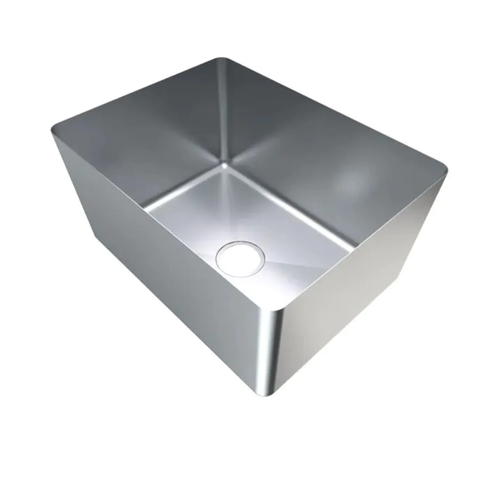 3Monkeez HF19 - 1.2mm Premium Hand Fabricated Sink Bowl, 600x450x300