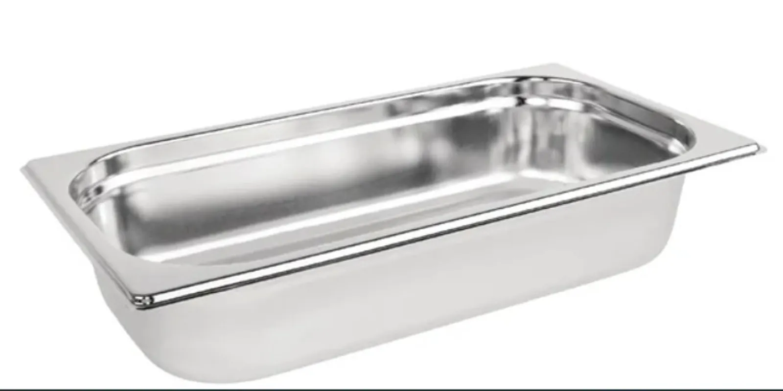 Vogue Stainless Steel 1/3 Gastronorm Tray 65mm