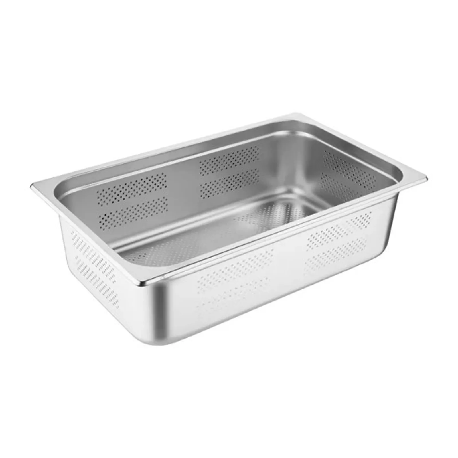 Vogue K842-A - Stainless Steel Perforated 1/1 Gastronorm Tray 150mm
