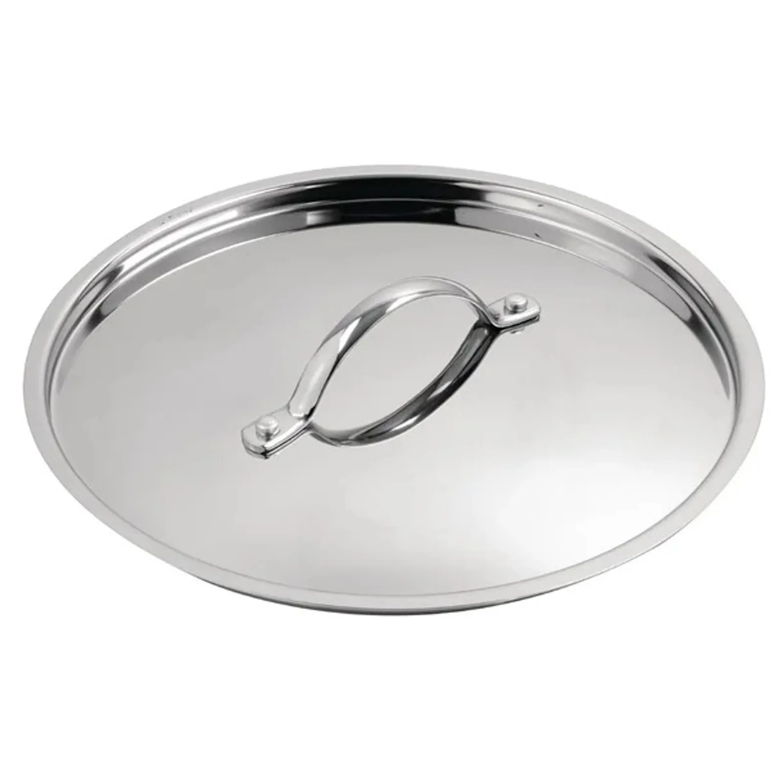 Vogue Y425 - Stainless Steel & Aluminium Tri-Wall Stew Pan Lid 240mm