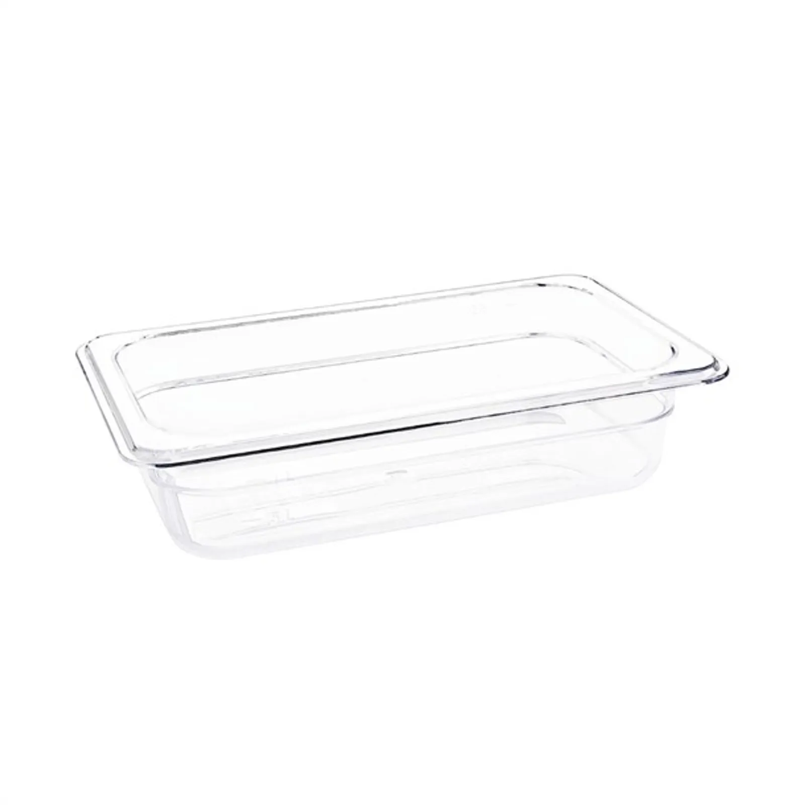 Vogue U236 - Clear Polycarbonate 1/4 Gastronorm Tray 65mm