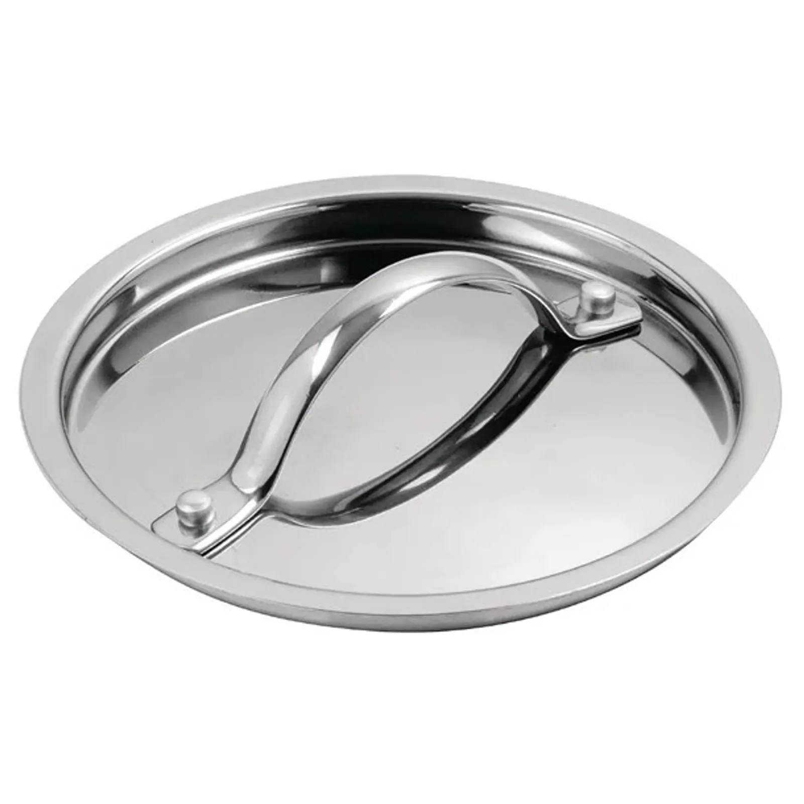 Vogue Y422 - Stainless Steel & Aluminium Tri-Wall Saucepan Lid 140mm