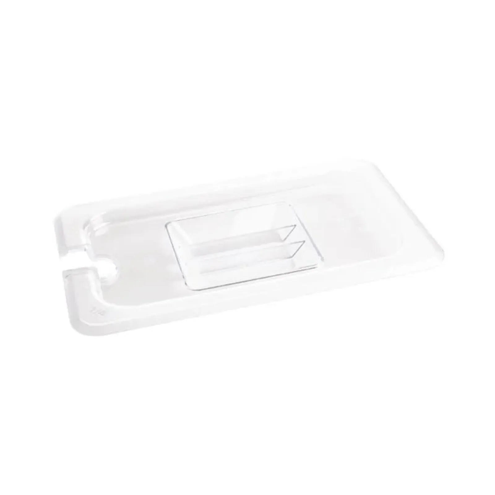 Vogue U253 - Clear Polycarbonate 1/4 Gastronorm Lid Notched