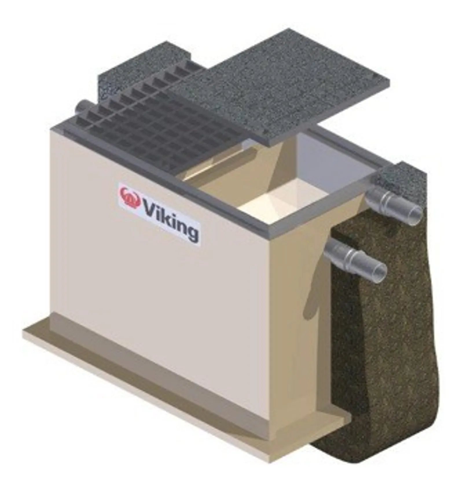 Viking Plastics VPT9BG-4000 - Below Ground Grease Trap 4000L - Paneltim Tank