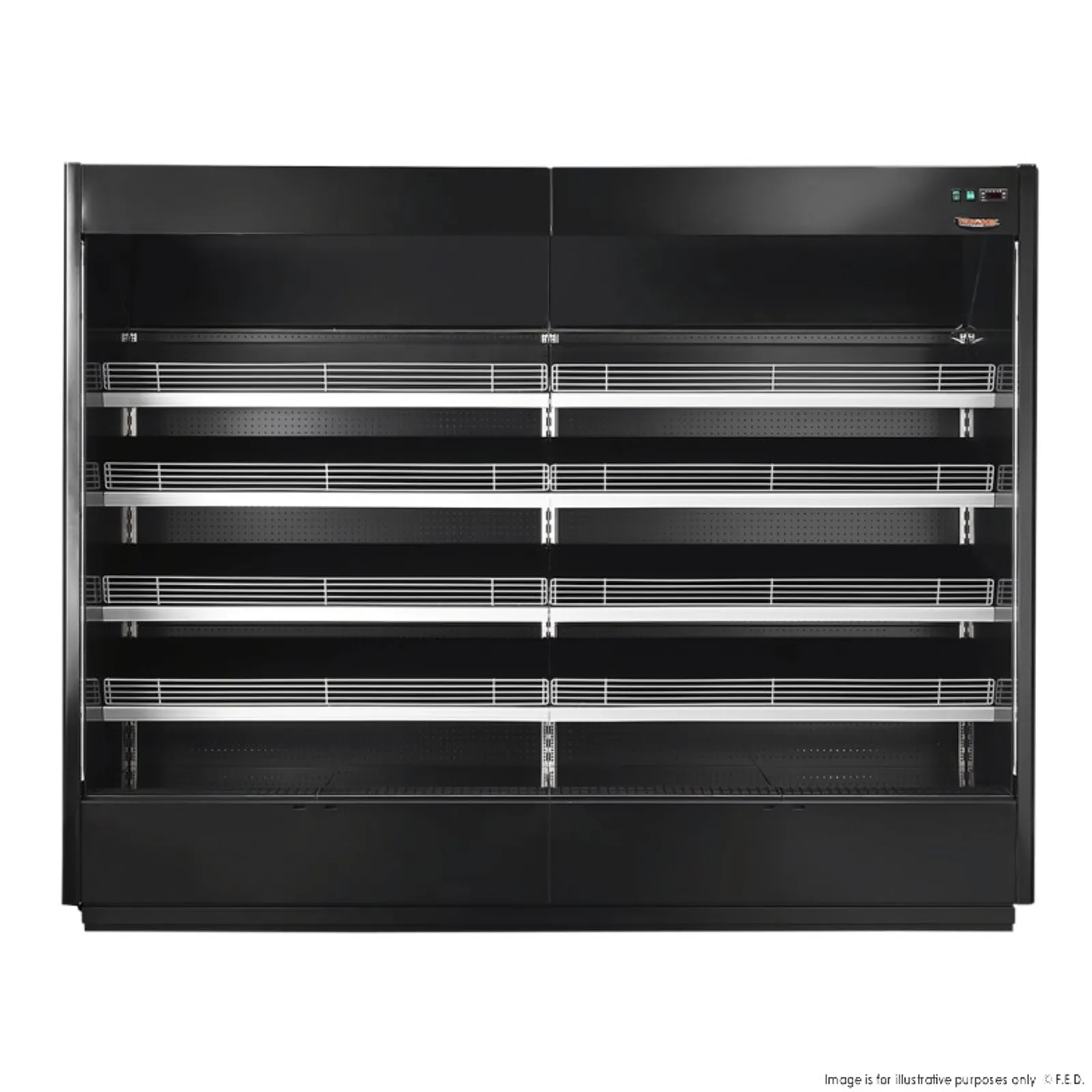 Tecnodom TDST90-CA-187BD - Stromboli Supermarket Remote Display w/ Door