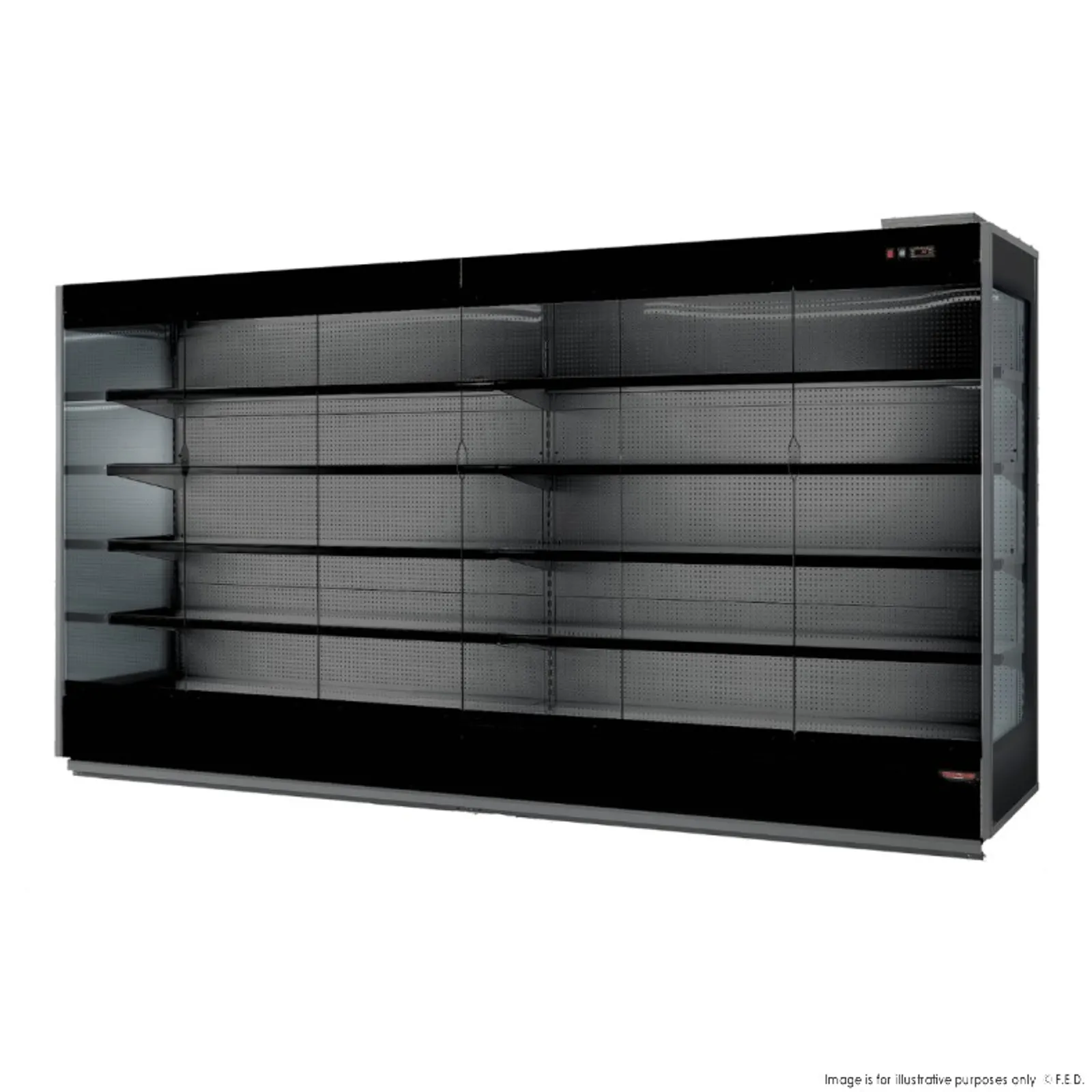 Tecnodom TDST90-CA-375BD - Stromboli Supermarket Remote Display w/ Door