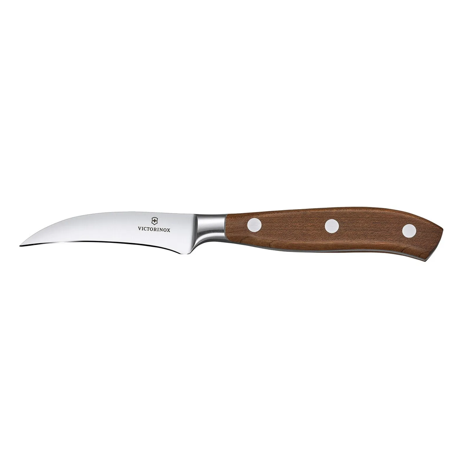 Victorinox 7.7300.08G - Forged Shaping Knife, 8cm, 3 Rivet Wood Wood Handle, GB