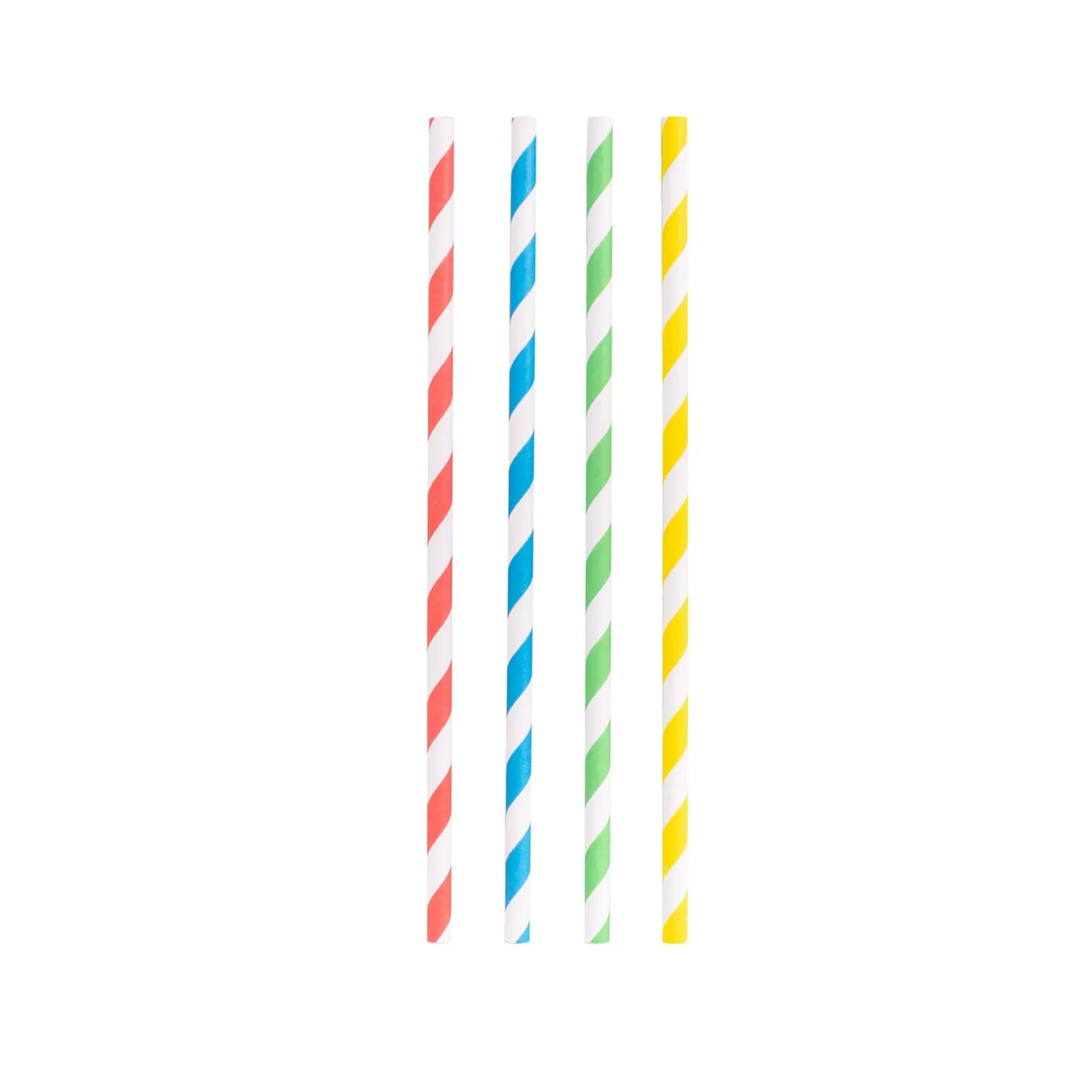Avanti 14934 - Papers Straws, 20cm Rainbow - Set of 50