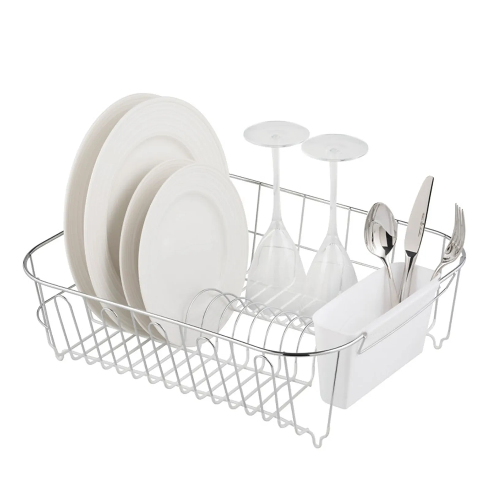 Avanti 12662 - Slimline Dish Rack, Large - White