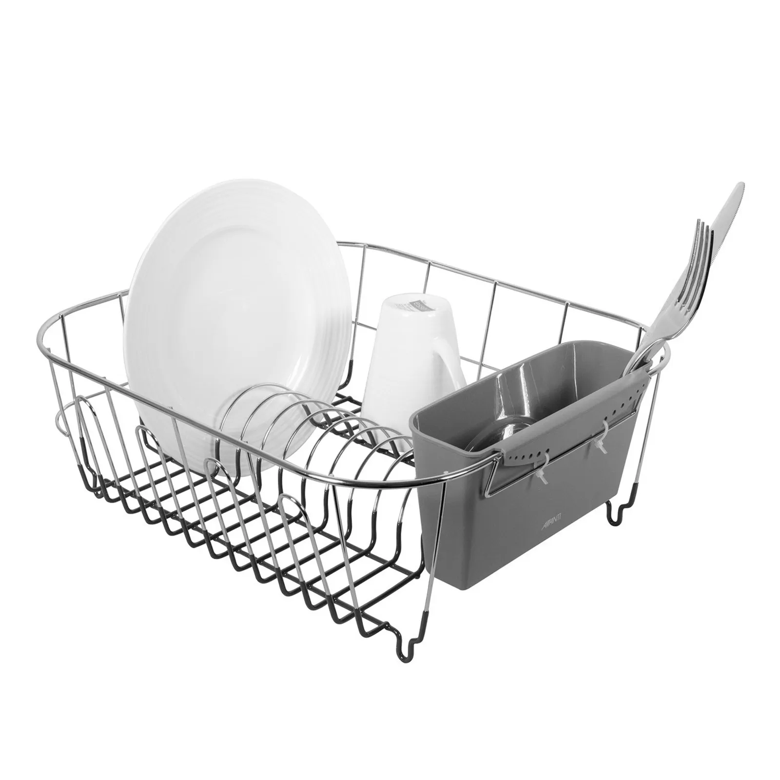 Avanti 12670 - Slimline Dish Rack, Small - Grey