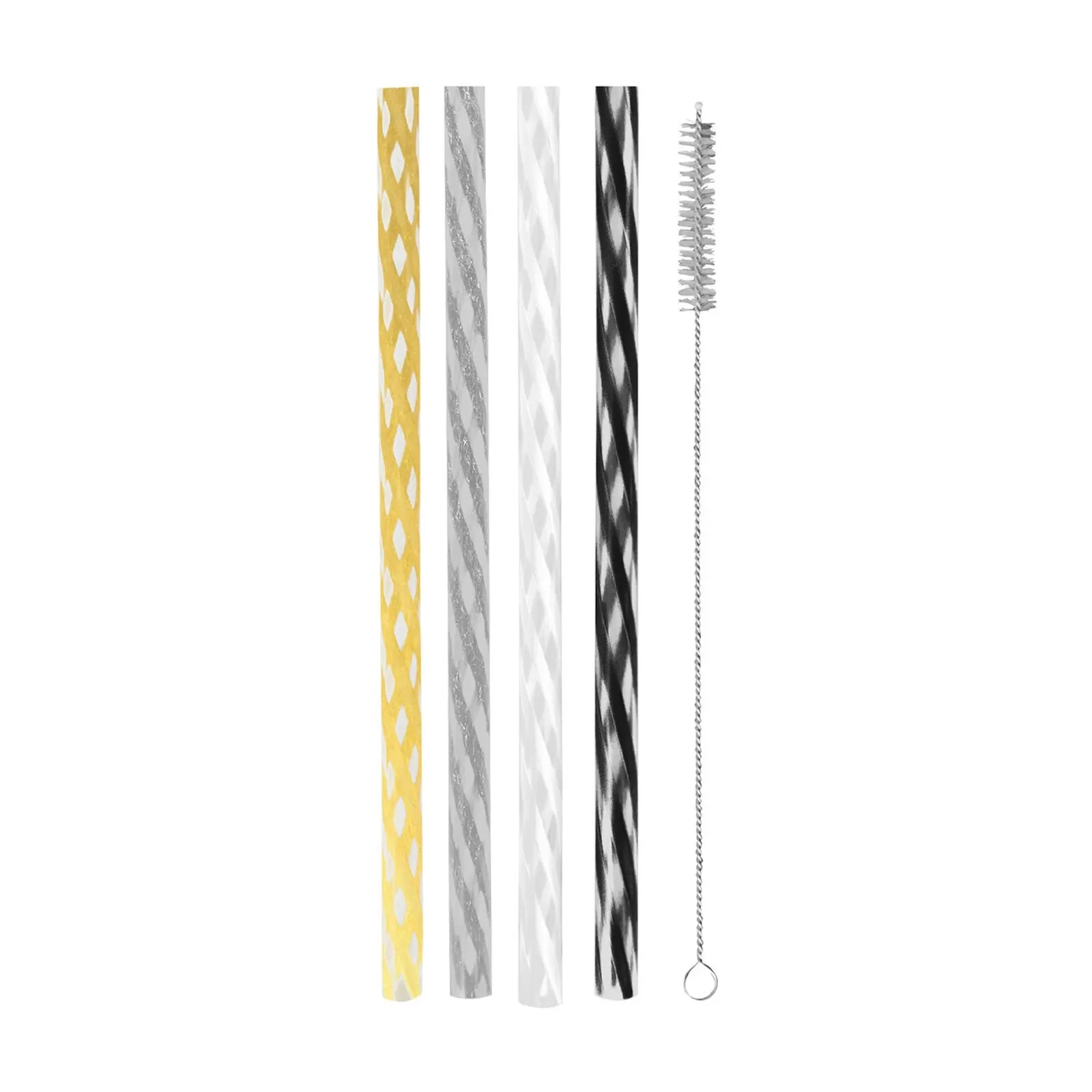 Avanti 14919 - Reusable Cocktail Straws, Set of 24 - Celebration