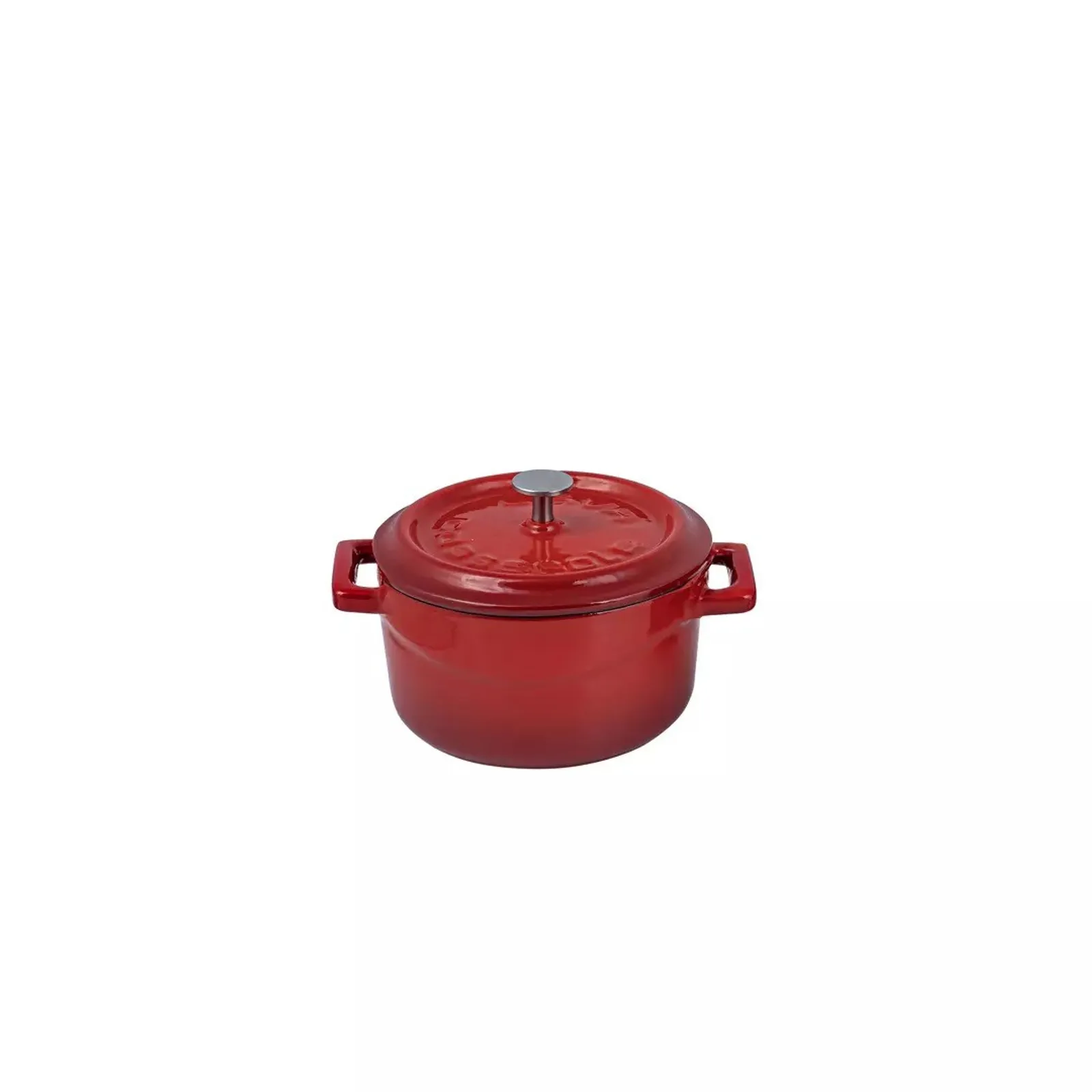 Lava 799010-R - Mini Round Casserole 350ml, Cast Iron, Red