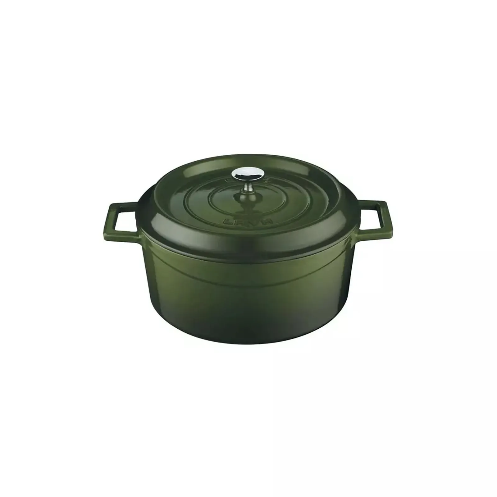 Lava 799024-GN - Casserole-Round, Cast Iron, 4.5lt - Green