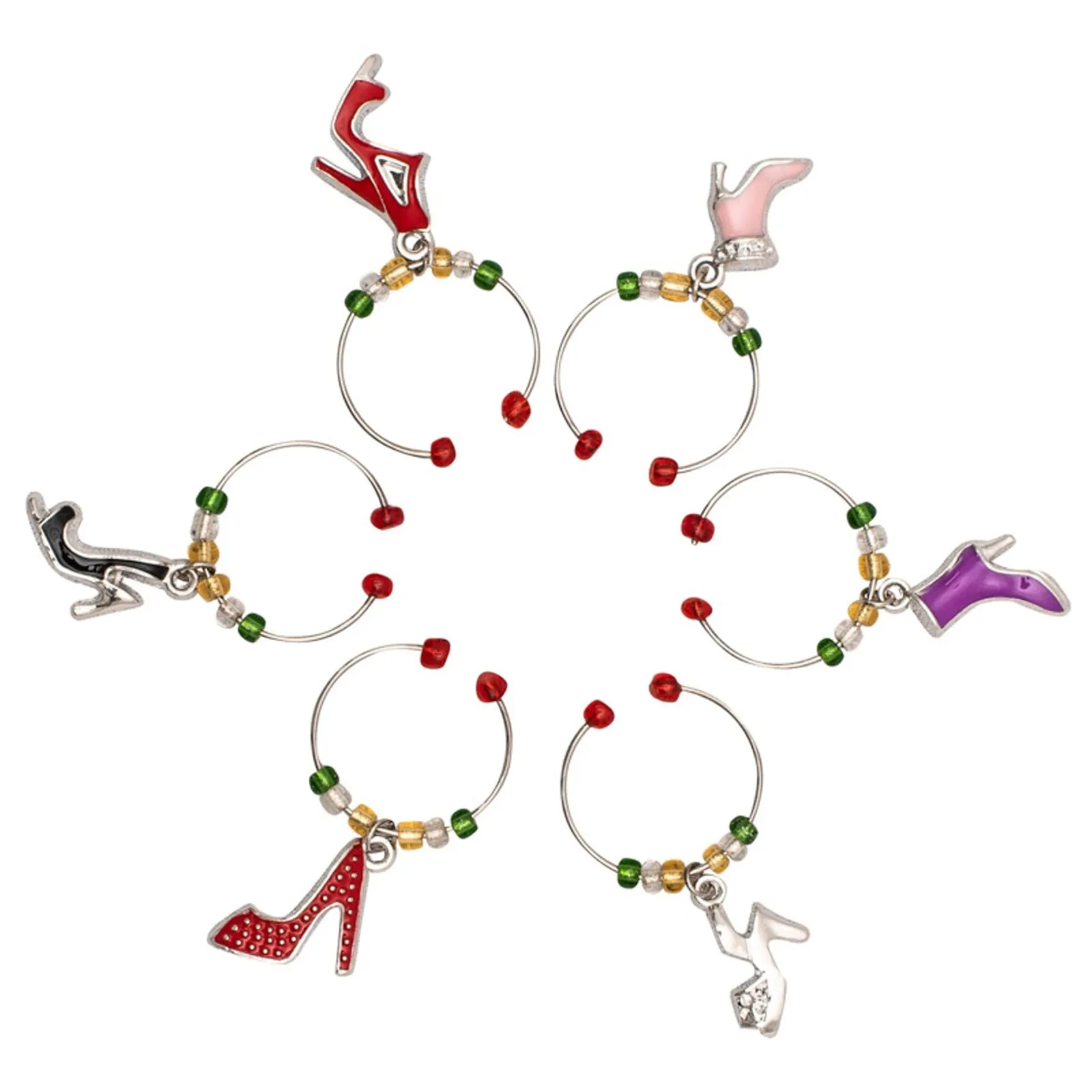 Avanti 15229 - Wine Charms, Set of 6 - Shoes