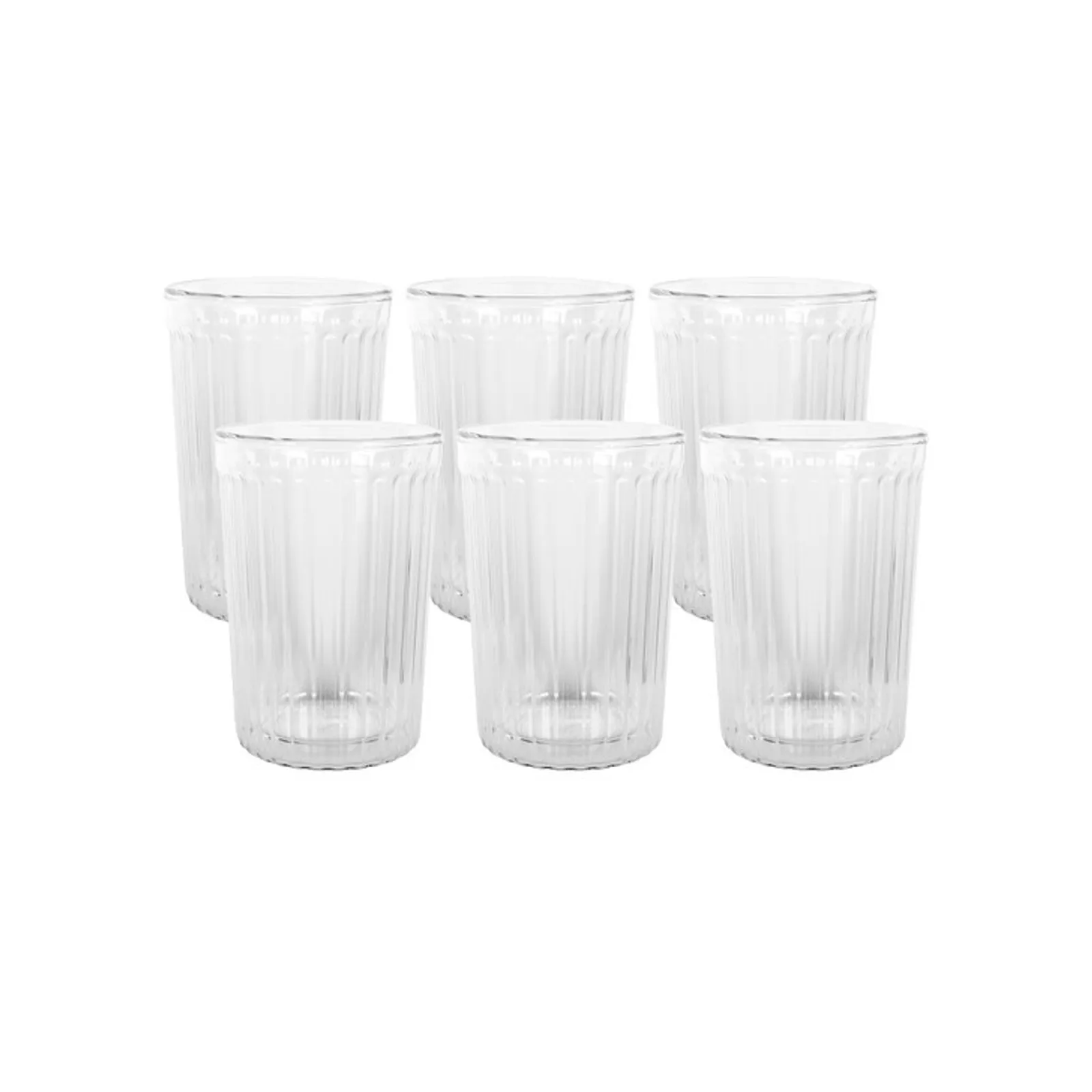 Avanti 15423- Rigato Double Wall Glasses Set of 6 - 250ml
