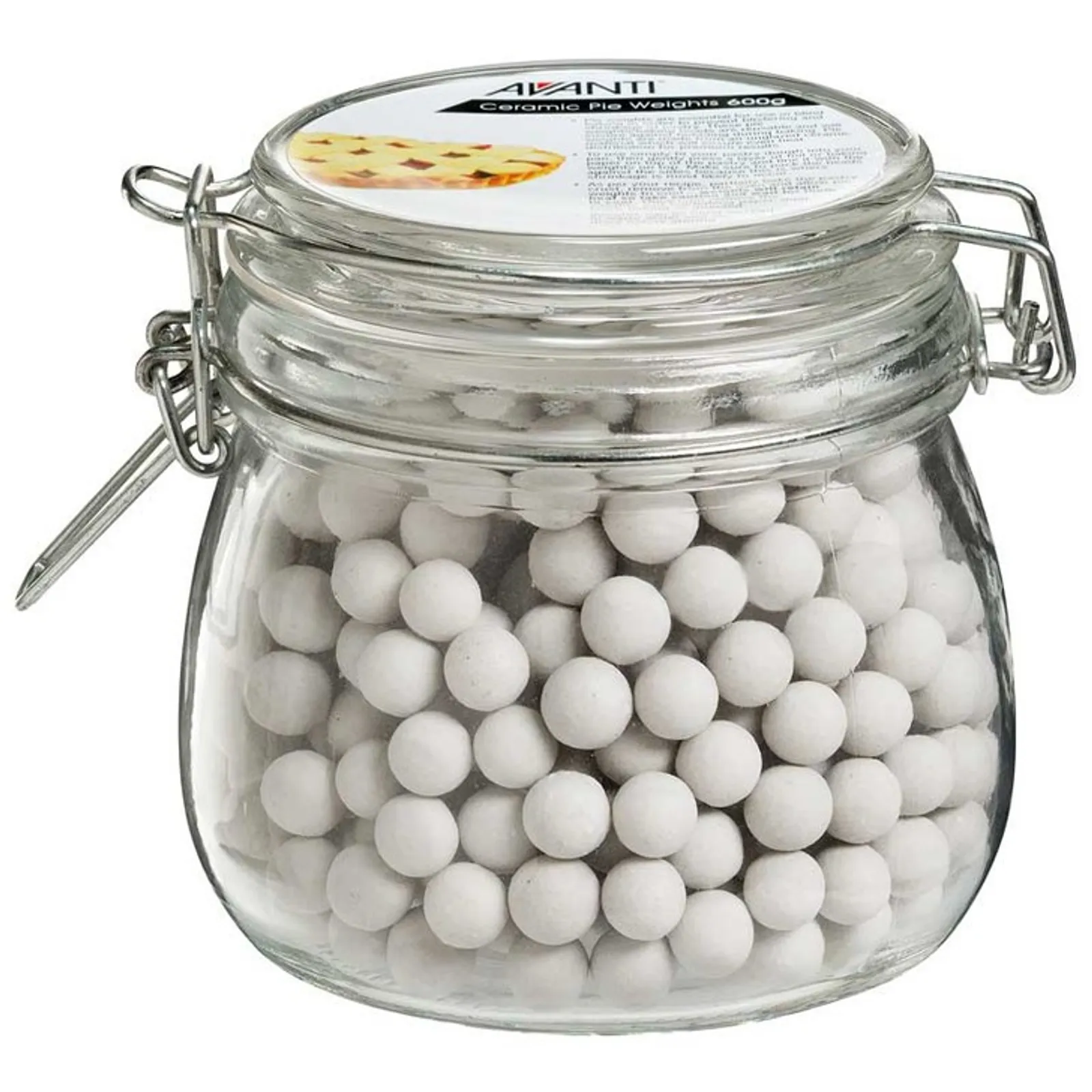 Avanti 16524 - Ceramic Pie Weights in Glass Jar - 600g