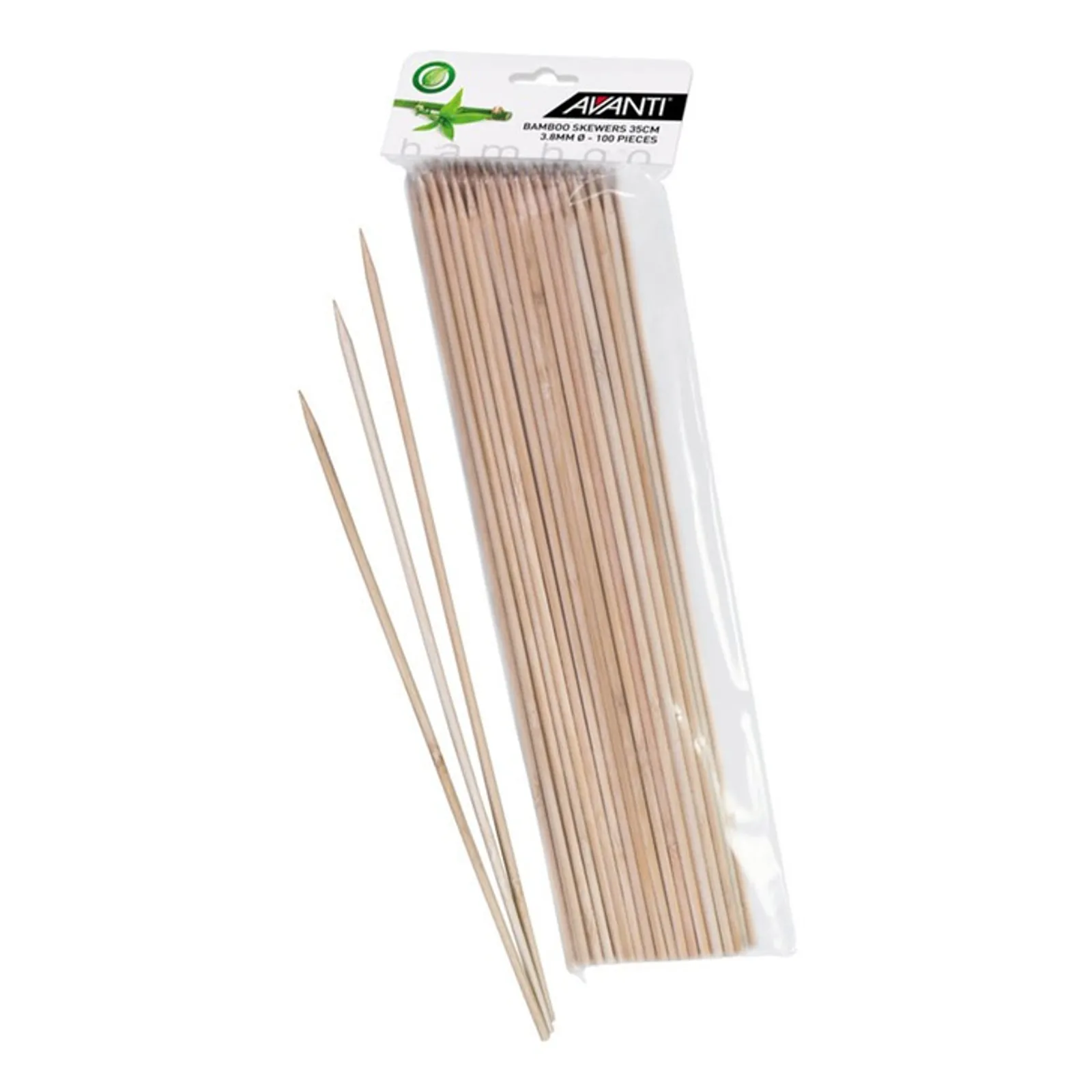 Avanti 16691 - Bamboo Skewers, 35cm - 100 Piece Pack