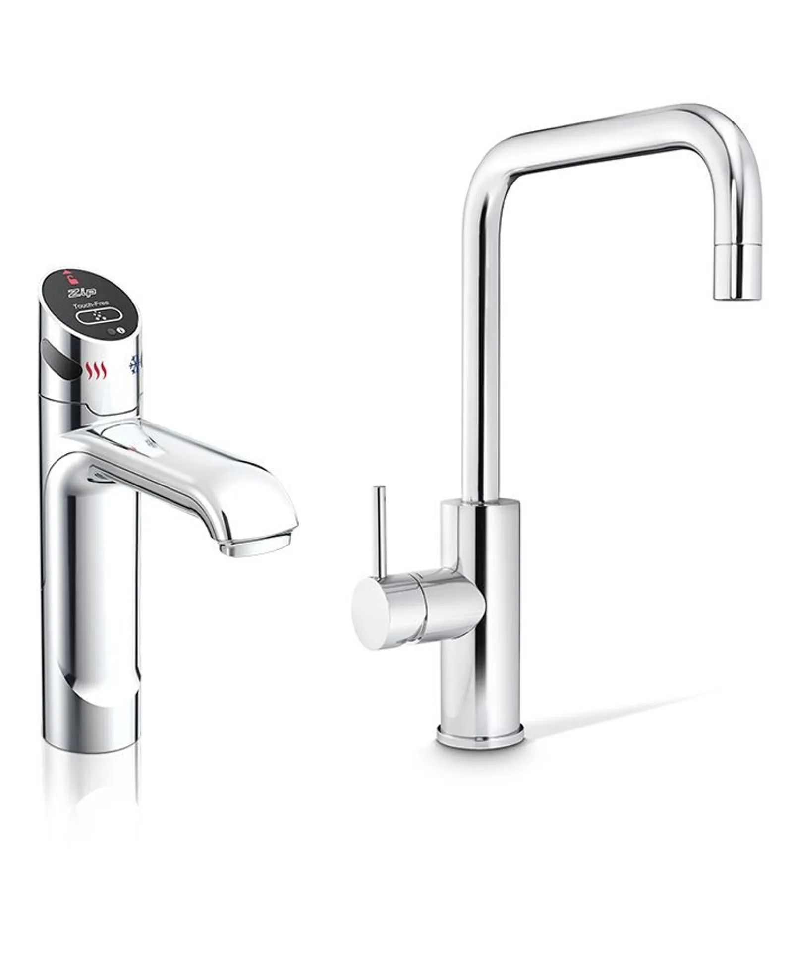 Zip Hydrotap H5W976Z00AU - 5-in-1 Touch-Free Wave tap with Cube Mixer Chrome - Boiling, Chilled, Sparkling