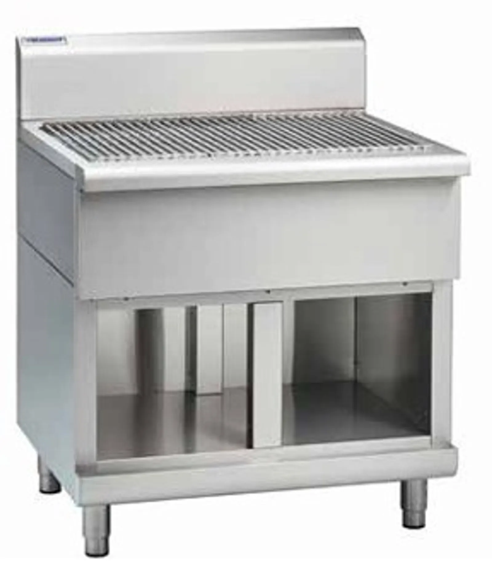 Waldorf 800 Series SF8600-CB - 600mm Solid Fuel Grill - 215mm Splashback Version - Cabinet Base