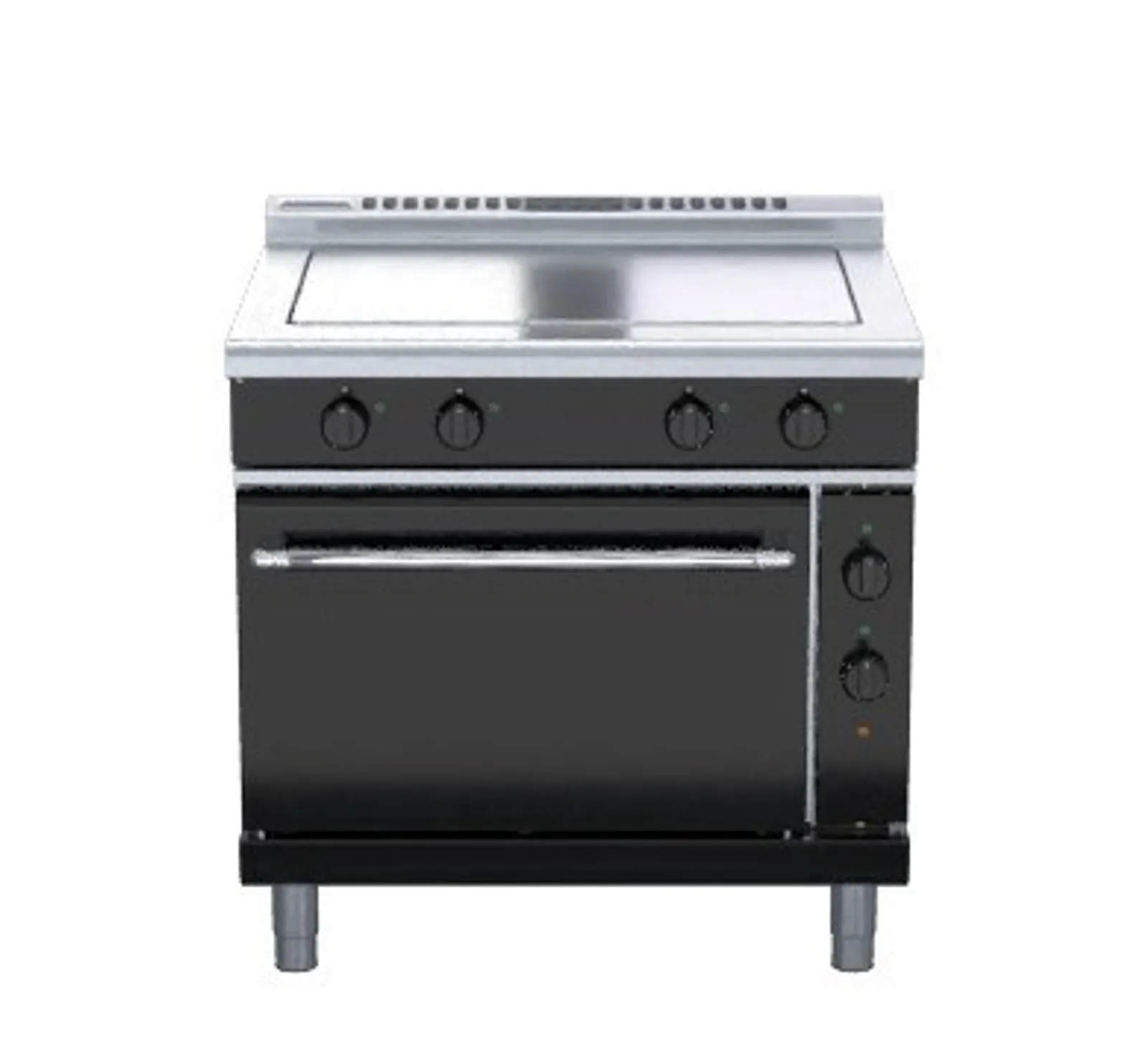 Waldorf Bold RNLB8114E - 900mm Electric Solid Top Static Oven Range Low Back Version